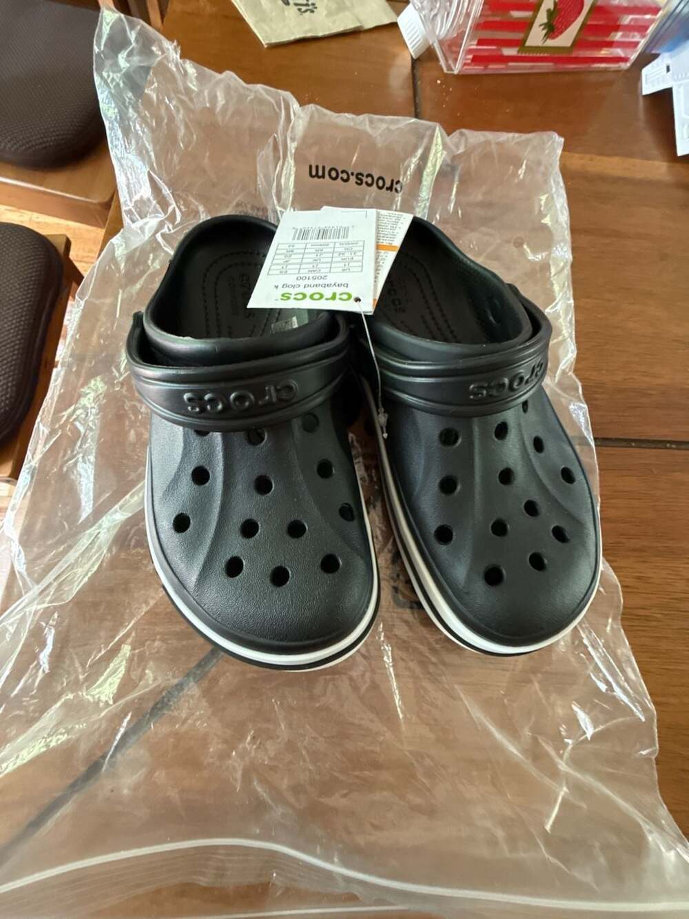 Crocs Bayaband Clog K Kids Size J1 Black